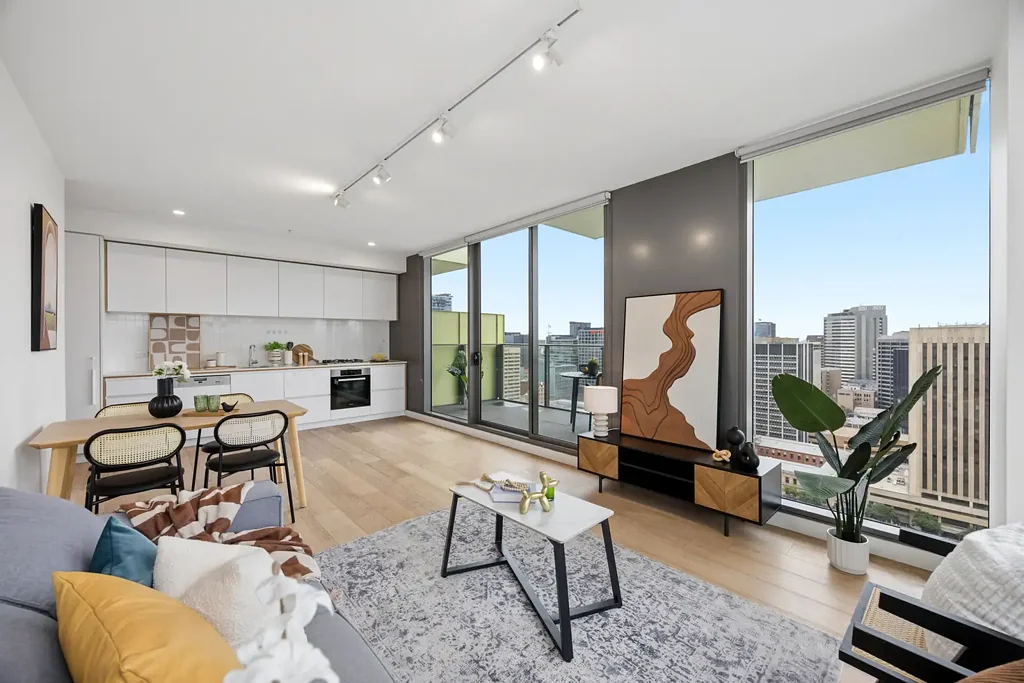 Adelaide 2部屋 Sophisticated City Sanctuary with Sweeping City-to-Hills Views