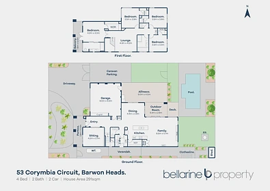 Plano ng Bahay - 53 Corymbia Circuit, Barwon Heads, VIC 3227