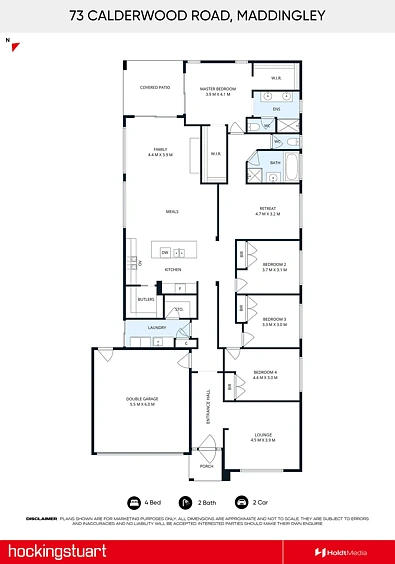73 Calderwood Road, Maddingley, VIC 3340, 4 Bedrooms, 2 Bathrooms, House