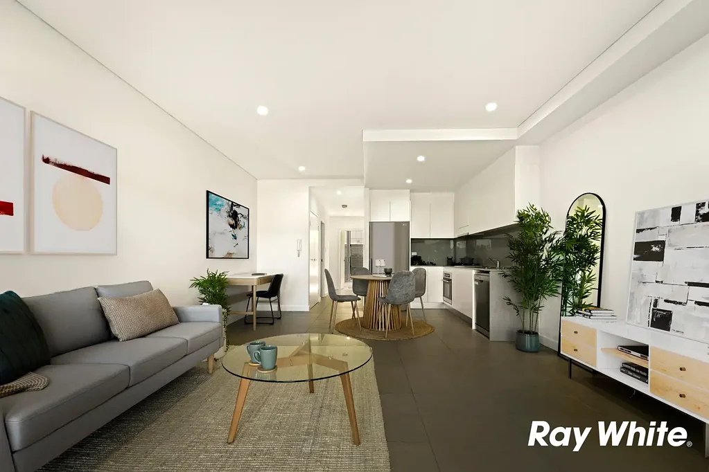 Marrickville 1房 宽敞一居室书房 安全私密庭院 现代设计 低维护生活 Metro站旁 轻轨近享 1 Bedroom + Study in a Quiet Rear Position
