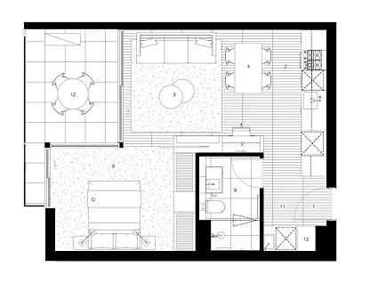 222/7 OVENS STREET, Brunswick, North Melbourne, 1 habitaciones, 1 baños, Apartment
