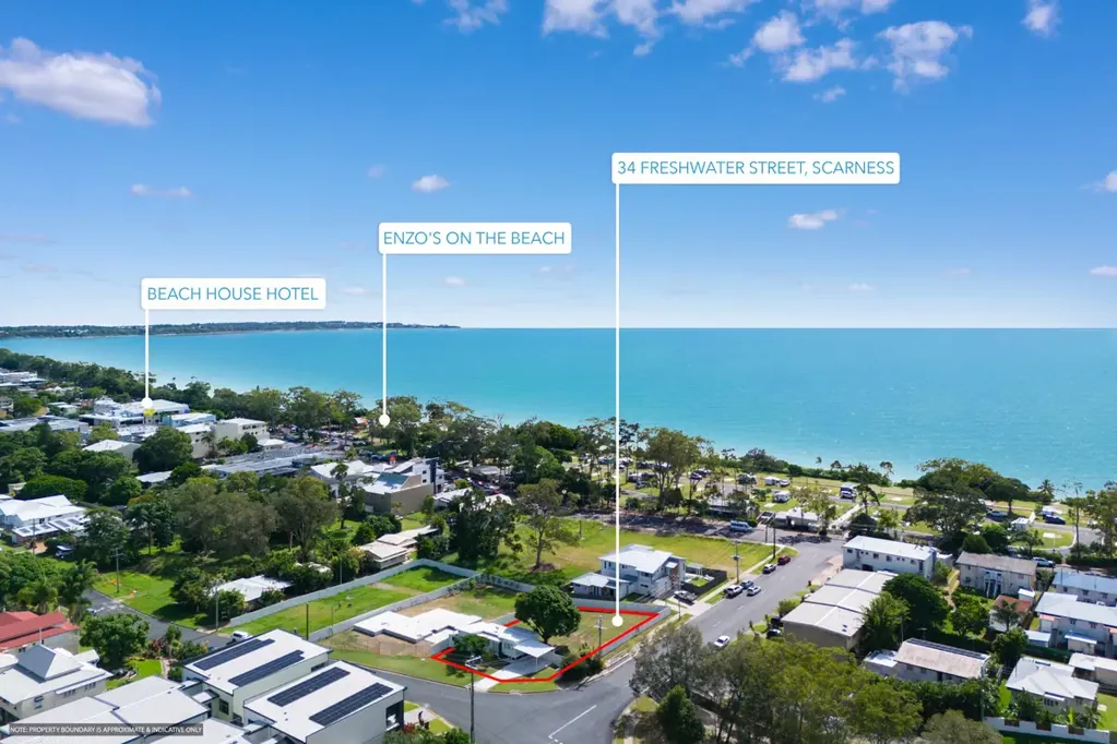 Scarness 2房  VERSATILE BEACHSIDE OPPORTUNITY – LIVE IN, RENT OUT, OR BUILD NEW