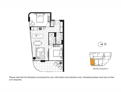 2507/6 Joseph Road, Footscray, Western Melbourne, 2 Bedrooms, 2 Bathrooms, Apartment