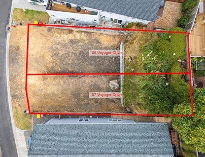 105 & 107 Voyager Drive, Hobbs Bay, Rodney, Auckland, 0房, 0浴, 建地