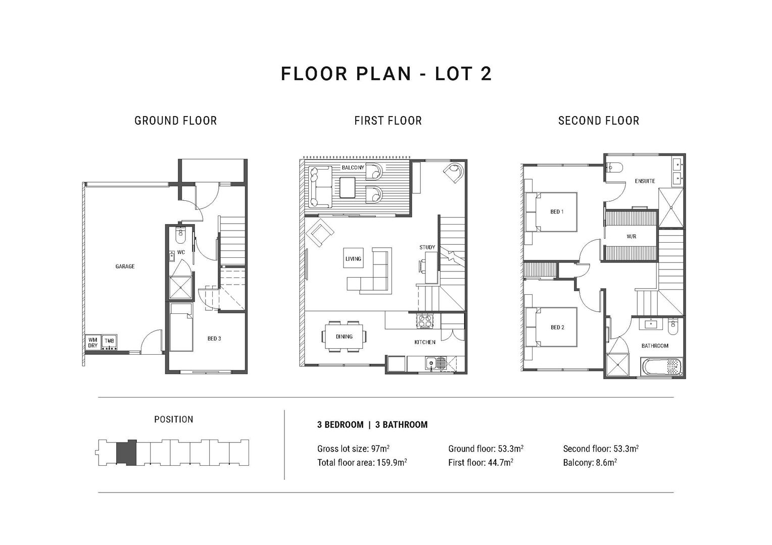 2/5 Peachgrove Road, Hamilton East, Hamilton, 0部屋, 1バスルーム