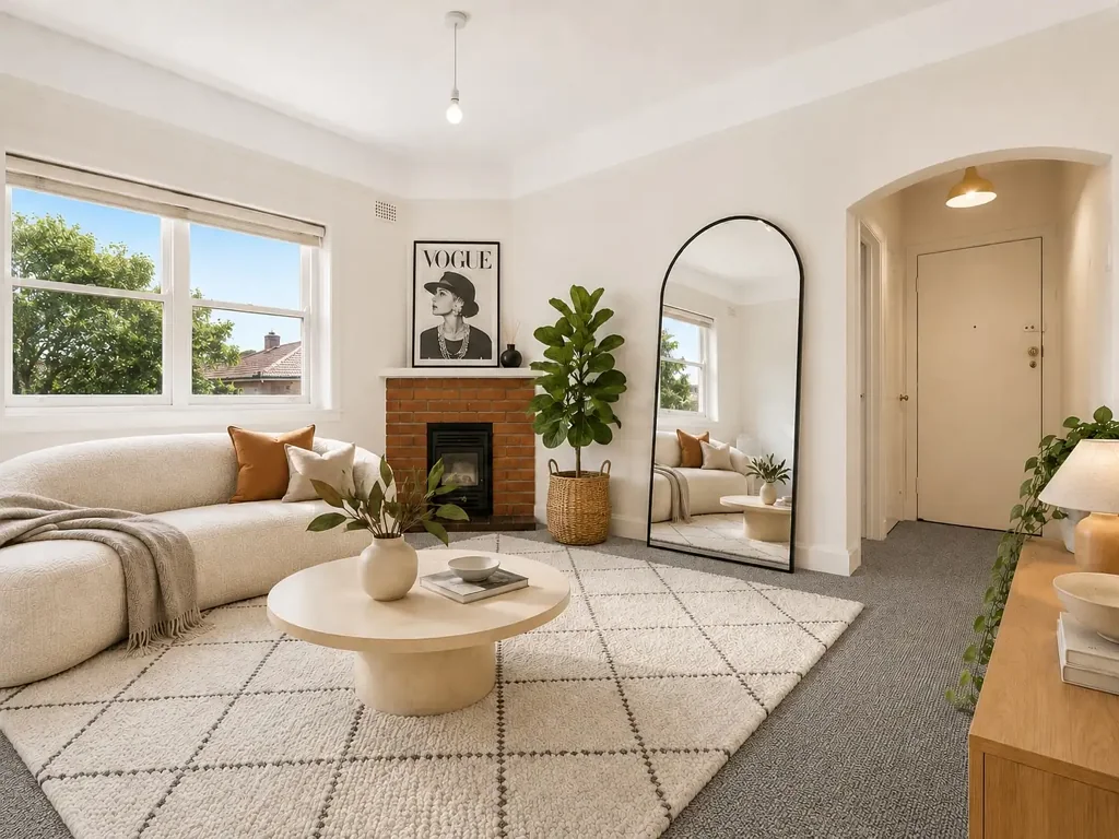 Spacious Art Deco Apartment with Sunroom in Boutique Block