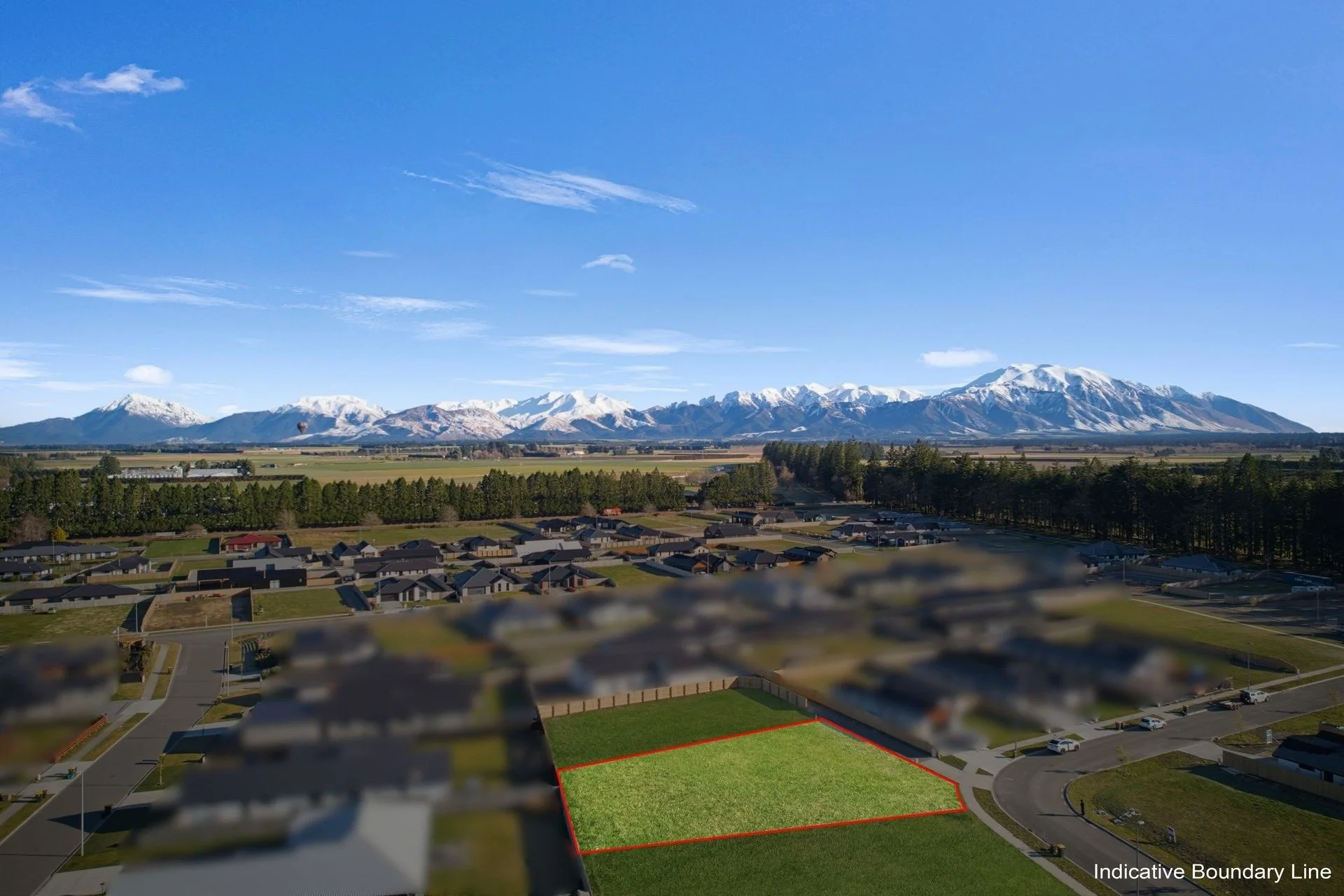 Methven Space to Build, Southern Alps on the Horizon