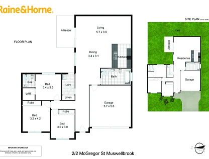 2/2 Mcgregor Street, Muswellbrook, Hunter, 3 Kuwarto, 2 Banyo, Apartment
