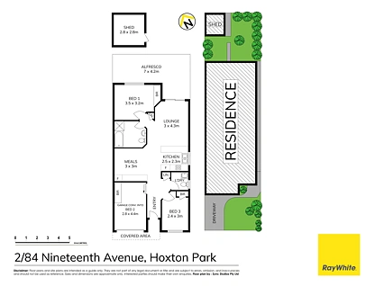 2/84 Nineteenth Avenue, Hoxton Park, South Western Suburbs, 3 침실, 1 욕실, Apartment