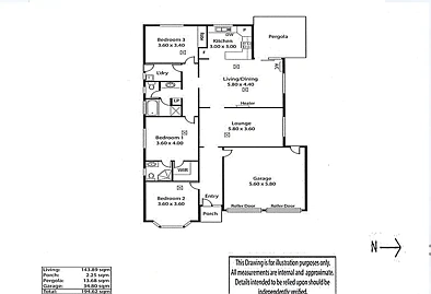 户型图 - 12 Bishop Place, Northgate, SA 5085