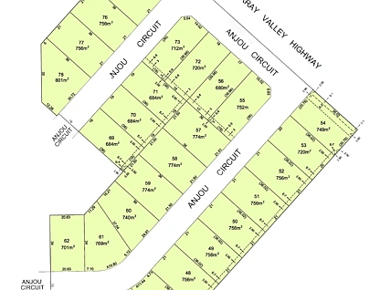 LOT s 44-78/. Murray Orchard Estate, Cobram, Shepparton, 0 Kuwarto, 0 Banyo, Section