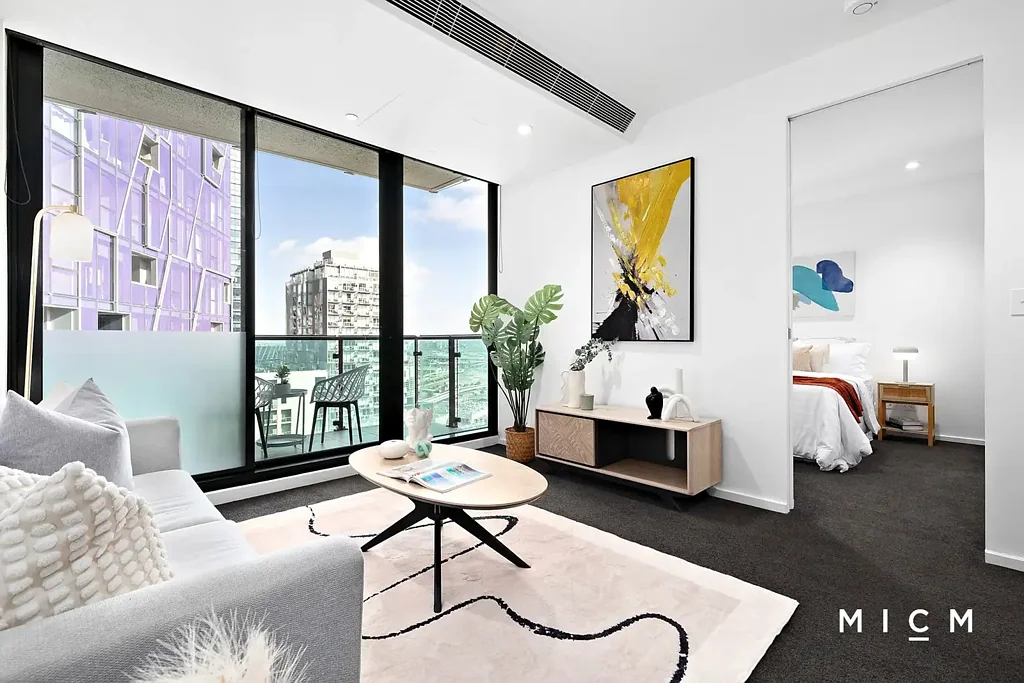 Melbourne 1બેડરૂમ Executive Work-from-Home Excellence with Stunning City Views