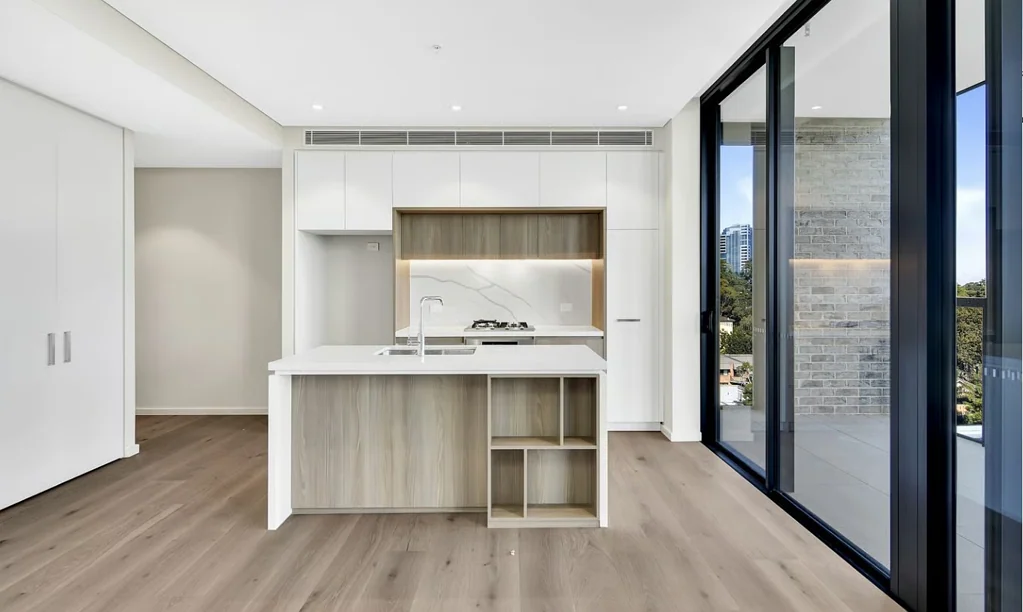 Spacious modern one bedroom apartment