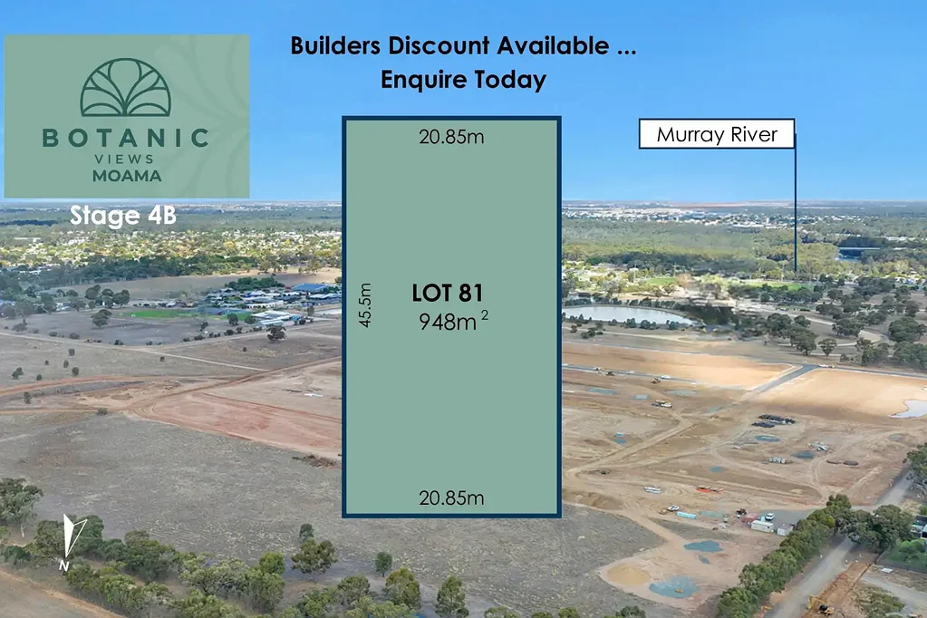 Moama Botanic Views Estate Stage 4B– Premium Residential Allotments