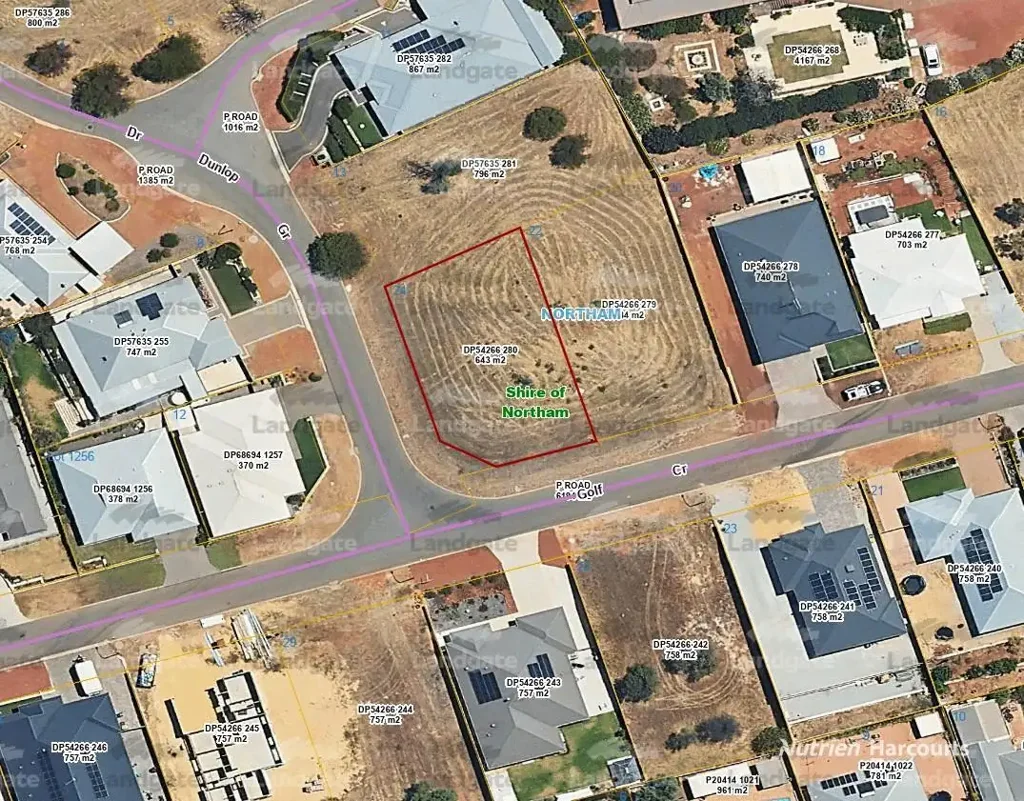 Northam  Elevated Corner Block with Good Views | Golf Course Estate