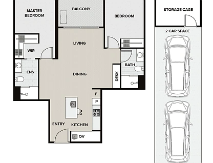 2316/850 Whitehorse Road, Box Hill, Inner East Melbourne, 2 Schlafzimmer, 2 Badezimmer, Apartment
