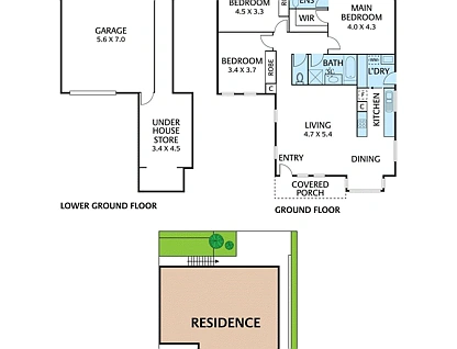 3/7-11 Bronte Street, Heidelberg, North Melbourne, 3 कमरे, 2 बाथरूम, Townhouse