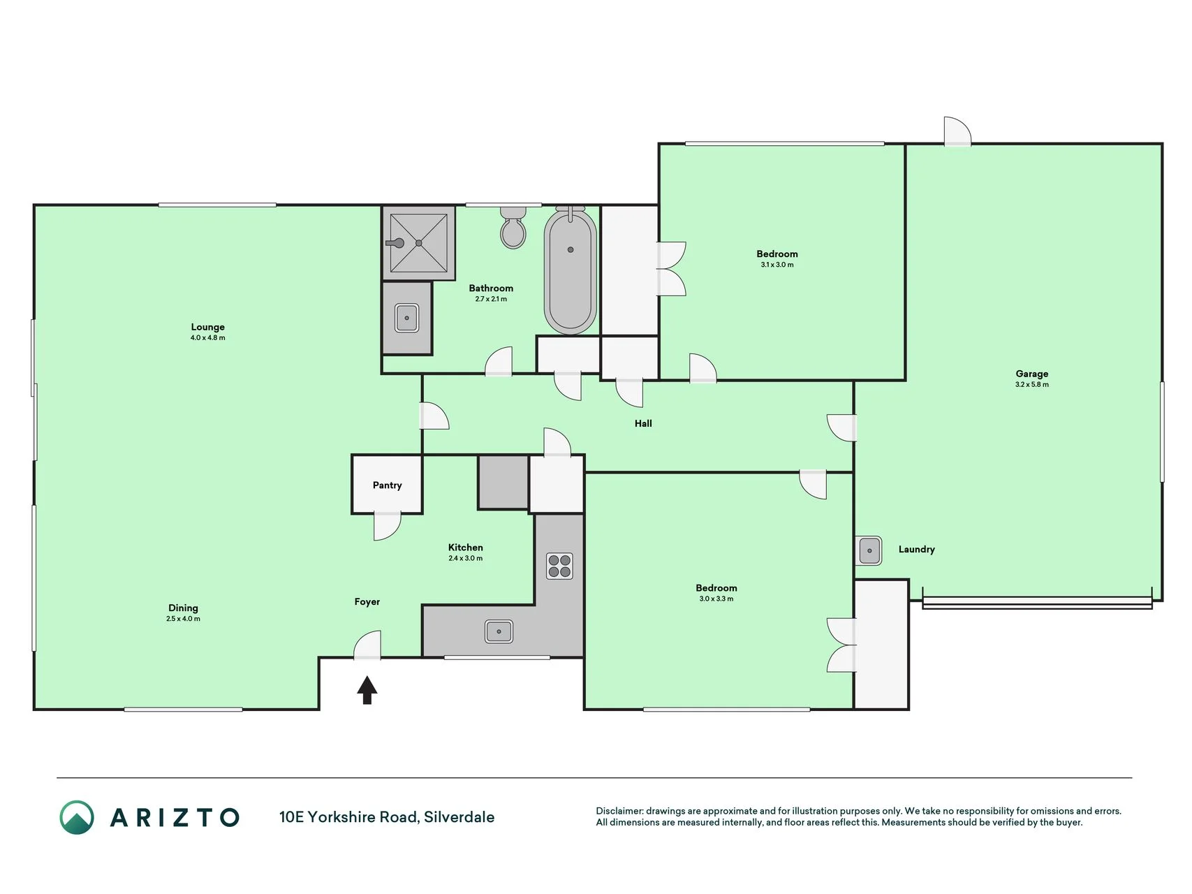 10E Yorkshire Road, Silverdale, Hamilton City, Waikato, 2 Bedrooms, 1 Bathrooms, House