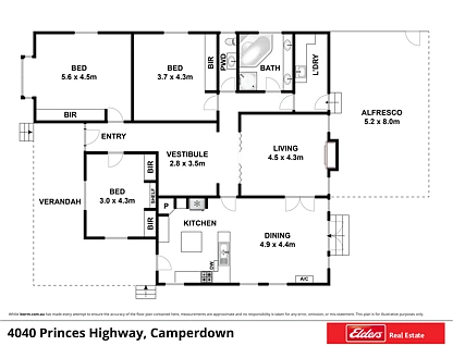 4040 Princes Highway, Camperdown, Warrnambool and South West, 3房, 1浴, House
