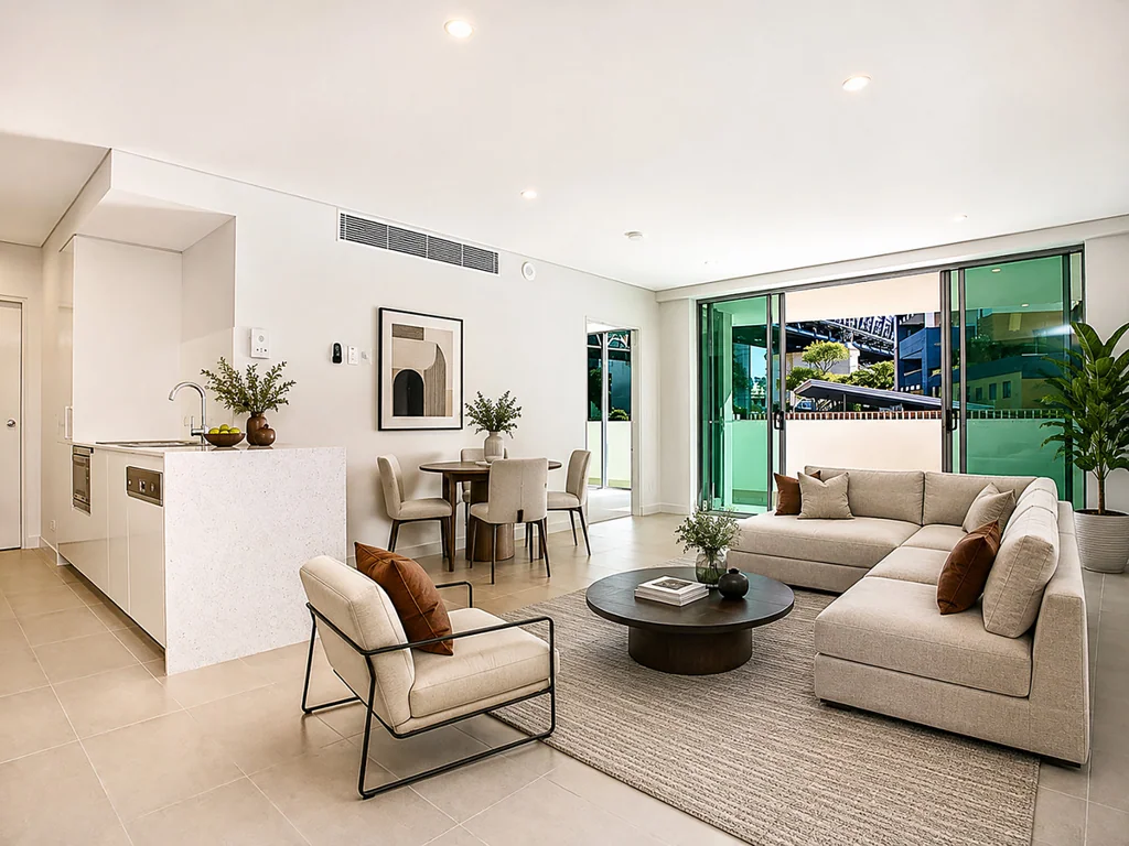 Kangaroo Point 2Kwarto Sophisticated Riverside Living in Promontory at Yungaba