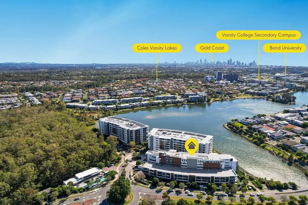 Varsity Lakes 2ਬੈੱਡਰੂਮ Urban Living Meets Resort Lifestyle-Third Floor, Building 3, South Lakes