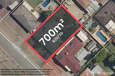 Forrestfield 4房  Rare 700sqm R20/30 Opportunity
