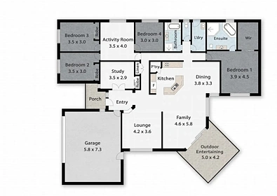 Plano ng Palapag - 6 Koro Court, Ashmore, QLD 4214