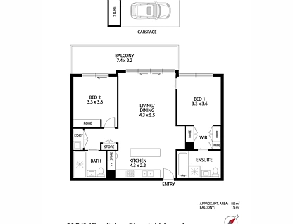 615/1 Kingfisher Street, Lidcombe, Parramatta (Northwest suburbs), 2 rūma, 2 rūma horoi, Apartment