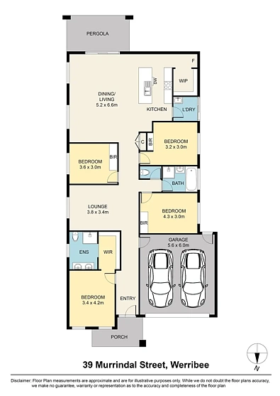 39 Murrindal Street, Werribee, VIC 3030, 4房, 2浴, House