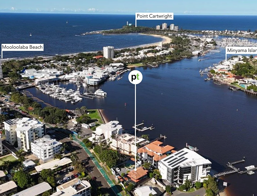 2/57-59 River Esplanade, Mooloolaba, QLD 4557, 2 कमरे, 1 बाथरूम, Unit