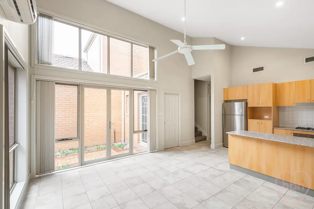 three living spaces