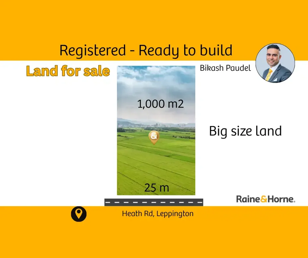 Leppington Prime 1000sqm |Q2 2026 Registration | Heart of Leppington - Rare Opportunity!