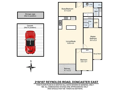 219/187 Reynolds Road, Doncaster East, Inner East Melbourne, 2 habitaciones, 2 baños, Apartment