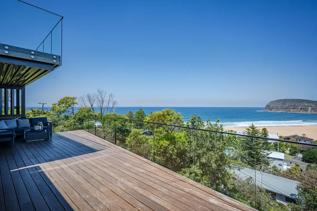 Spacious family home with panoramic ocean and lake views