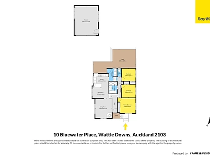 10 Bluewater Place, Wattle Downs, Manukau City, 3 ਕਮਰੇ, 1 ਬਾਥਰੂਮ, House