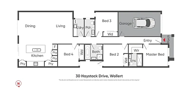 30 Haystack Drive, Wollert, VIC 3750, 4 Bedrooms, 2 Bathrooms, House