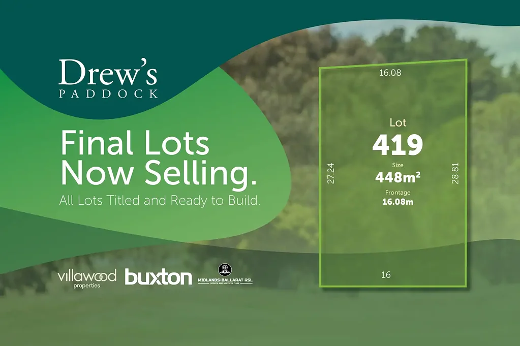 Invermay Park Lot 419 (TITLED) - READY TO BUILD