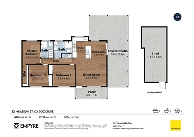 户型图 - 12 Meadow Street, Caboolture, QLD 4510