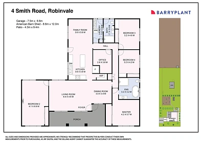 4 Smith Road, Robinvale, VIC 3549, 4房, 2浴, House