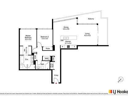 112/44 Constitution Avenue, Parkes, Inner South, 2 Bedrooms, 2 Bathrooms, Apartment