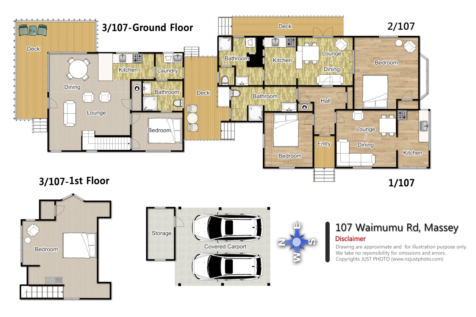 1/107 Waimumu Road, Massey, Auckland - Waitakere, 0 habitaciones, 1 baños