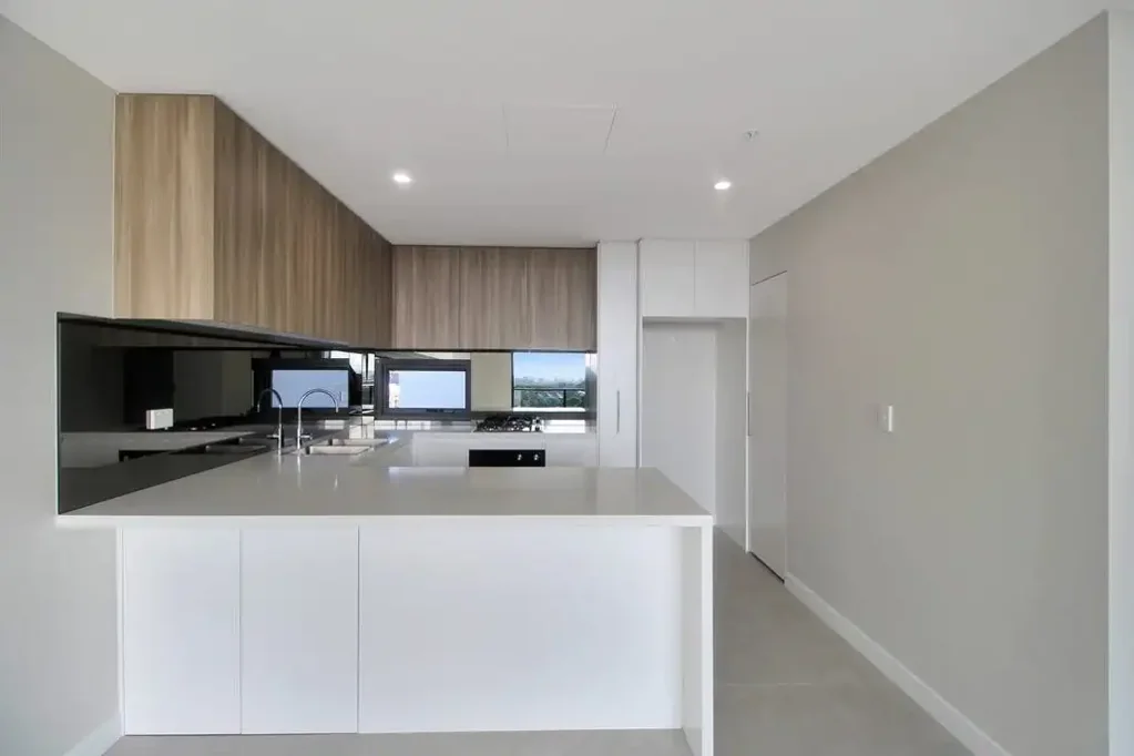 Enjoy luxury living in this beautifully appointed high-level apartment