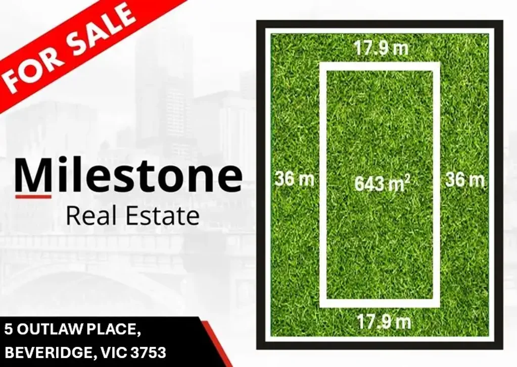 Beveridge East Facing Titled Land Ready to build!