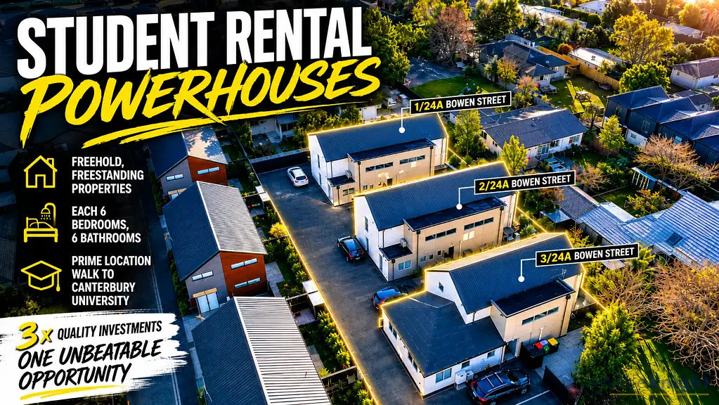 Ilam 6房  Student Rental Powerhouse 3