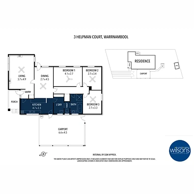 ਮੰਜ਼ਿਲ ਦੀ ਯੋਜਨਾ - 3 Helpman Court, Warrnambool, VIC 3280
