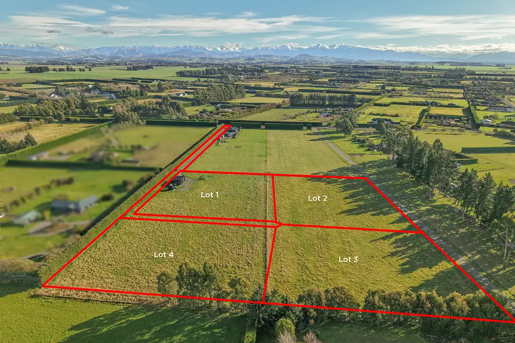 Darfield Only Lot 1 still available - Lifestyle section