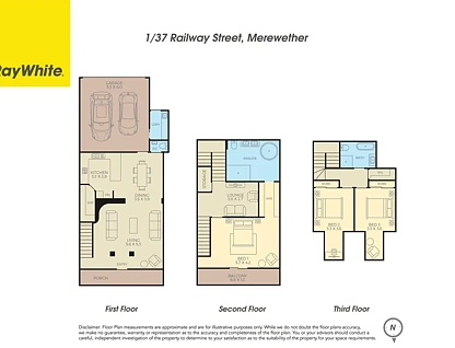 1/37 Railway Street, Merewether, NSW 2291, 3 chambres, 2 salles de bain, Townhouse