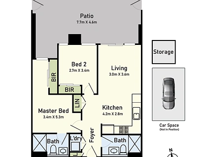 G05/710 Station Street, Box Hill, Inner East Melbourne, 2 ห้องนอน, 2 ห้องน้ำ, Apartment