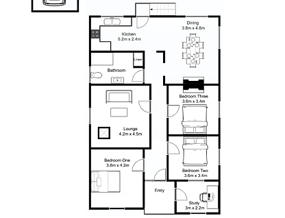 52 Thistle Street West, South Launceston, Launceston and North East, 3 habitaciones, 1 baños, House
