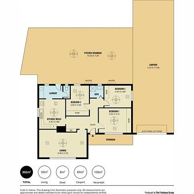 20 Kentish Road, Elizabeth Downs, SA 5113, 3房, 1浴, House